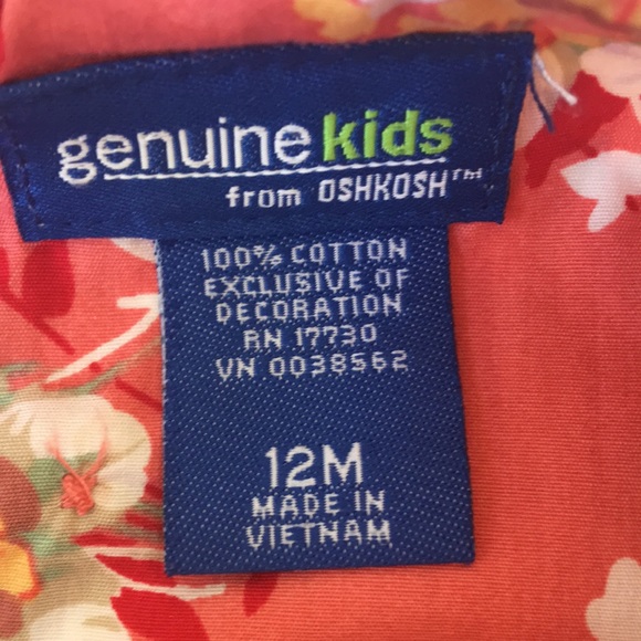 VINTAGE Boutique Baby Girl Dress Size 12 Mos - Picture 4 of 4